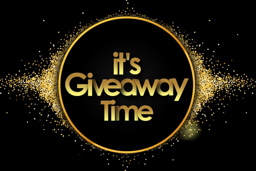 It's Giveaway Time mit Notizblöcken mit Logo
